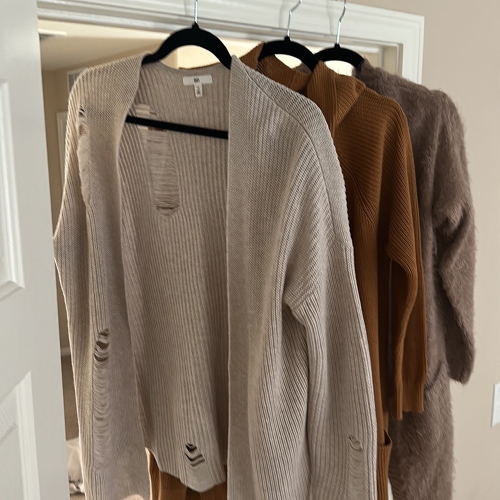 Fall Cardigans!! Set Of 3 New Cozy Sweaters To Wo… - image 2